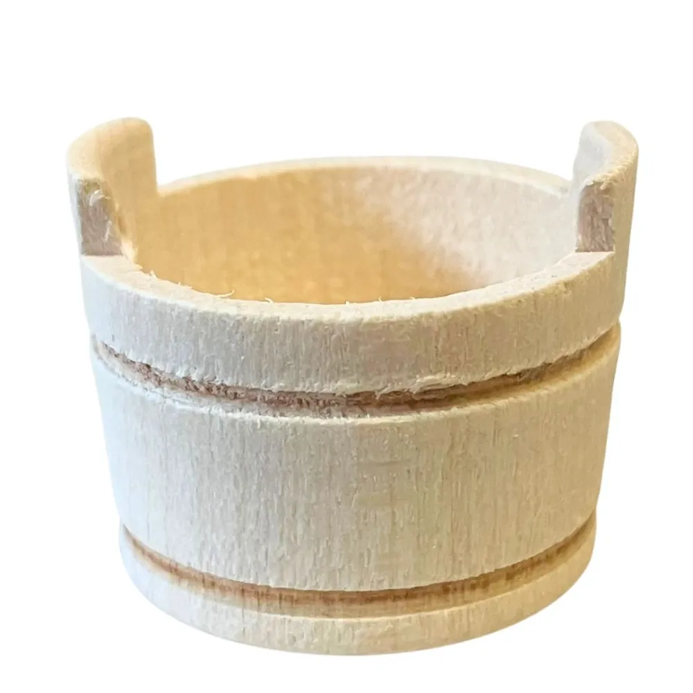 Wooden Wash Tub for 10–12 cm Nativity Figures