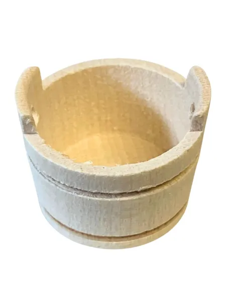 Tinozza in legno per statue da 10-12 cm