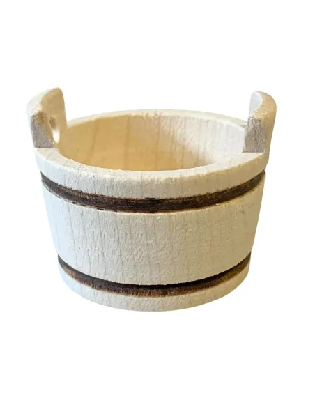 Wooden Wash Tub for 15–20 cm Nativity Figures