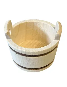 Wooden Wash Tub for 15–20 cm Nativity Figures 2