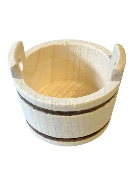 Tinozza in legno per statue da 15-20 cm