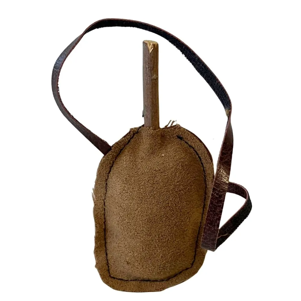 Leather Water Flask for 25–30 cm Nativity Figures