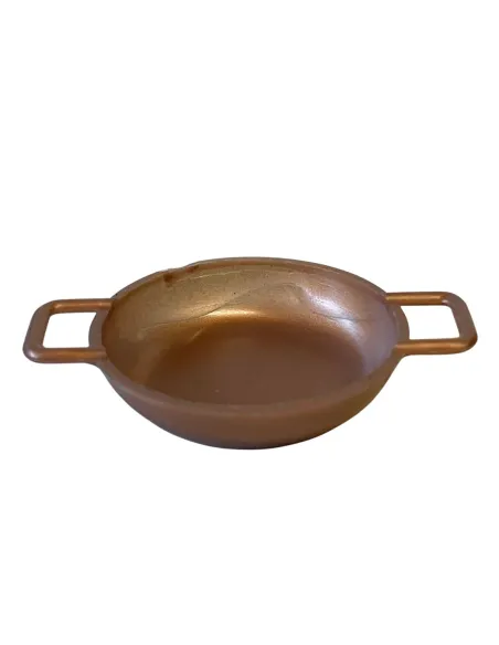 7-Piece Copper-Effect PVC Kitchen Utensil Set for 12–15 cm Nativity Figures