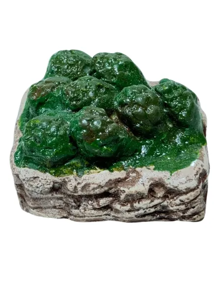 Cesto in gesso con carciofi per statue da 20 cm