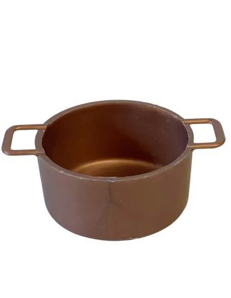 7-Piece Copper-Effect PVC Kitchen Utensil Set for 12–15 cm Nativity Figures