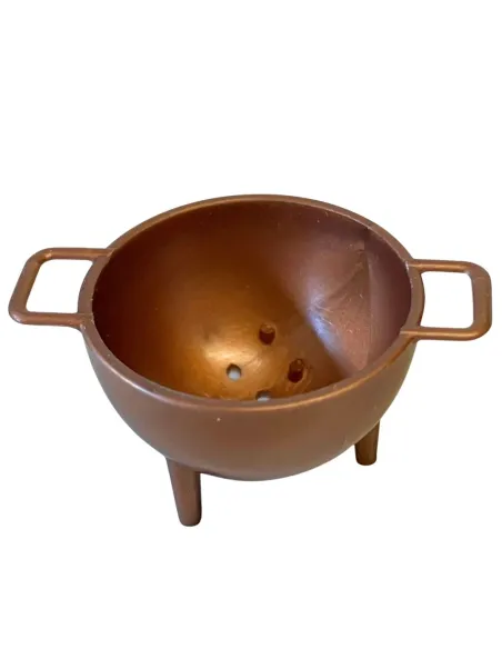 7-Piece Copper-Effect PVC Kitchen Utensil Set for 12–15 cm Nativity Figures