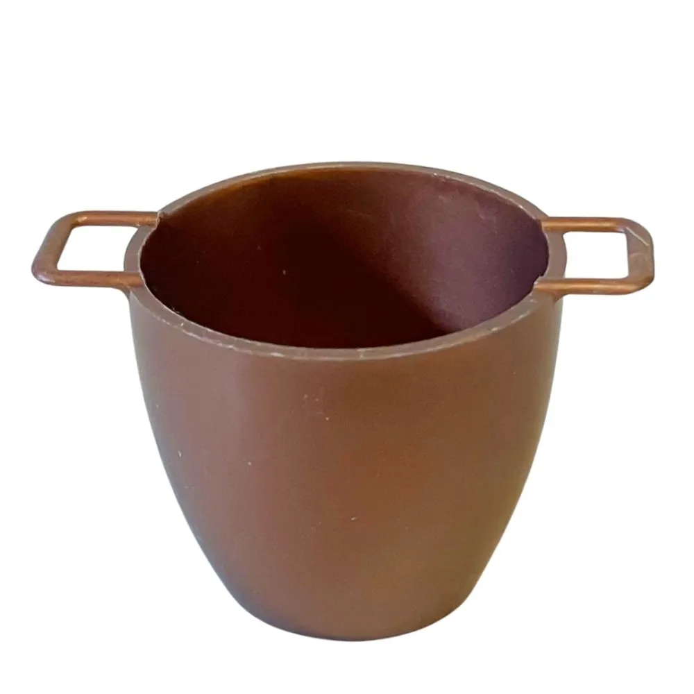 7-Piece Copper-Effect PVC Kitchen Utensil Set for 12–15 cm Nativity Figures