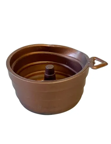 7-Piece Copper-Effect PVC Kitchen Utensil Set for 12–15 cm Nativity Figures