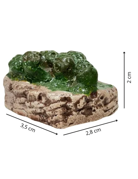 Cesto in gesso con carciofi per statue da 20 cm