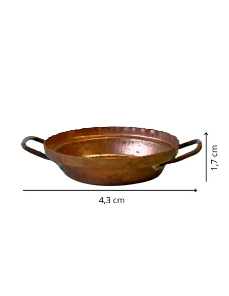 Copper pan for 15–20 cm Nativity Figures