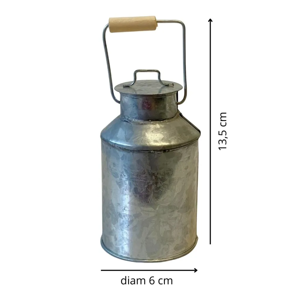 Sheet Metal Milk Churn for 25–30 cm Nativity Figures