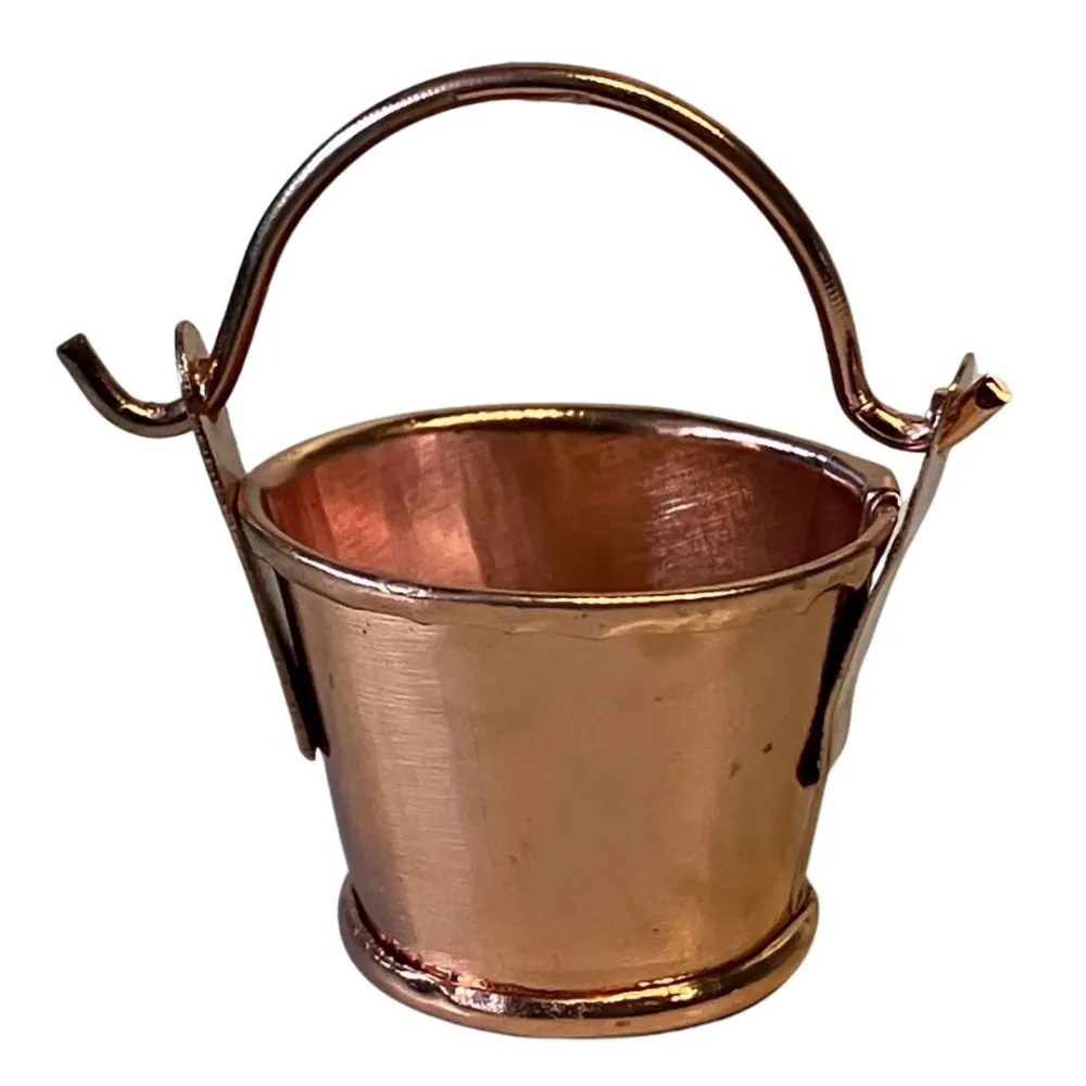 Copper Bucket for 10–12 cm Nativity Figures