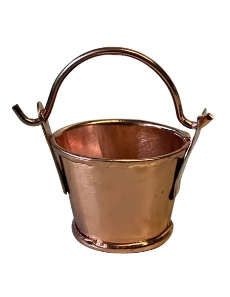 Copper Bucket for 10–12 cm Nativity Figures