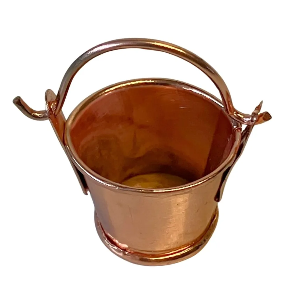 Copper Bucket for 10–12 cm Nativity Figures