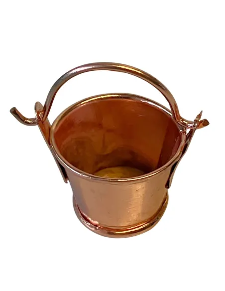 Copper Bucket for 10–12 cm Nativity Figures