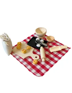 17-Piece Laid Table Set for 12–15 cm Nativity Figures