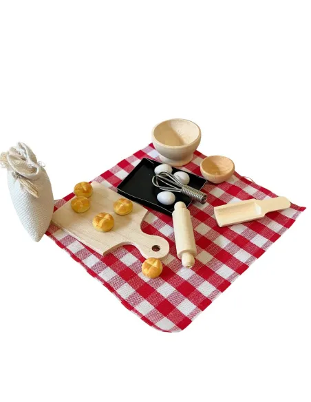 17-Piece Laid Table Set for 12–15 cm Nativity Figures