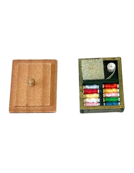 Wooden Sewing Box for 10–12 cm Nativity Figures