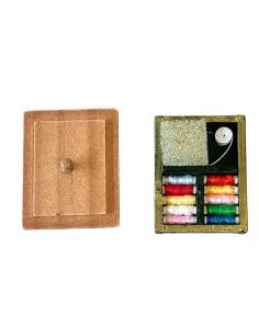 Wooden Sewing Box for 10–12 cm Nativity Figures