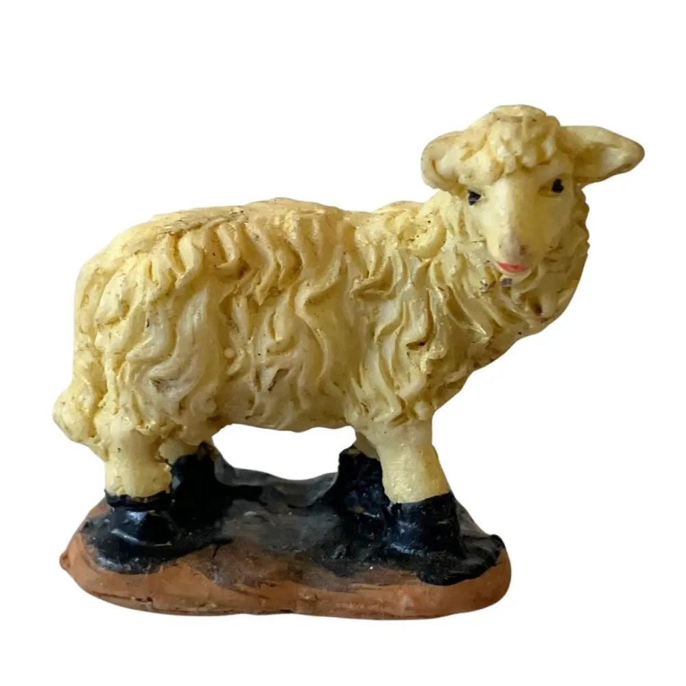 Resin Lamb for 12–15 cm Nativity Figures