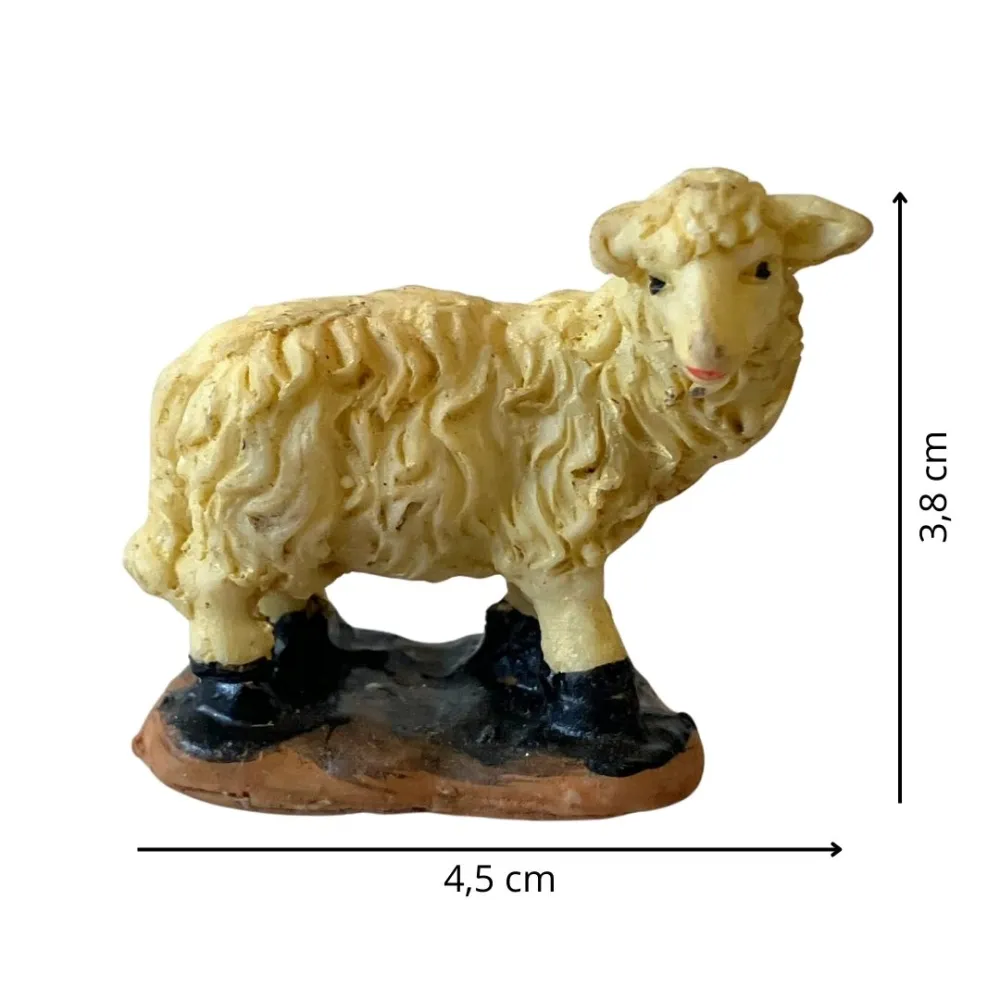 Resin Lamb for 12–15 cm Nativity Figures