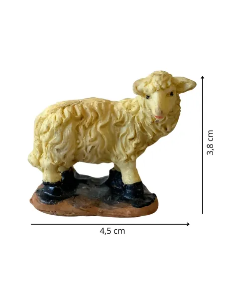Agnello in resina per statue da 12-15 cm