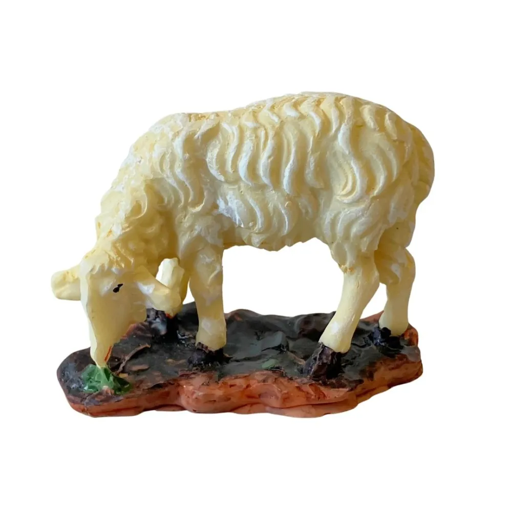 Resin Sheep with Head Lowered for 12–15 cm Nativity Figures