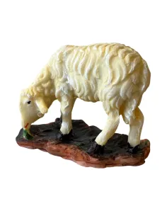 Pecora testa bassa in resina per statue da 12-15 cm 2