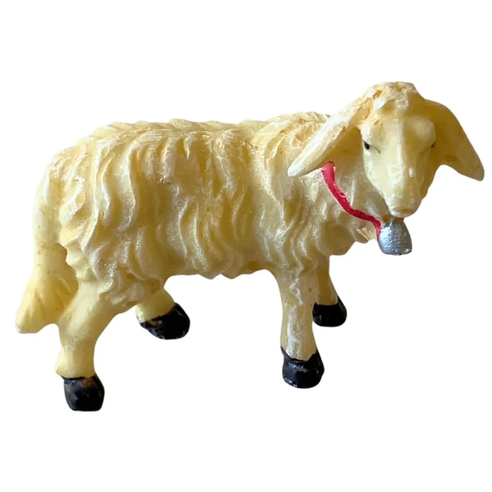 Resin Sheep with Bell for 12–15 cm Nativity Figures
