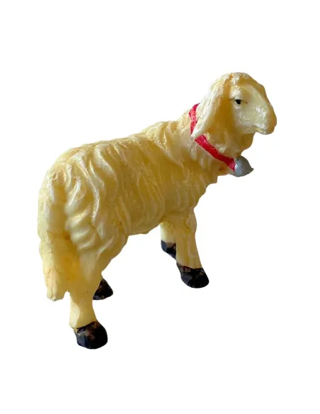 Pecora con campanaccio in resina per statue da 12-15 cm