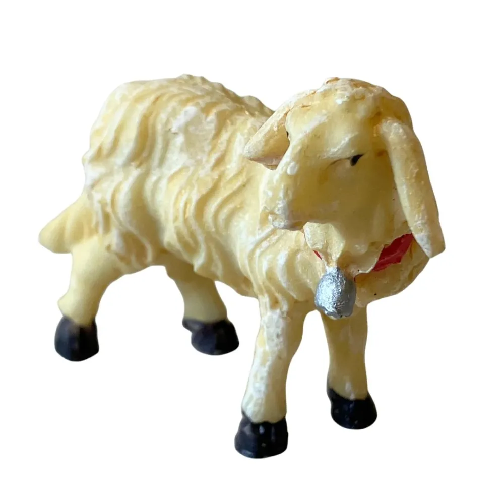 Resin Sheep with Bell for 12–15 cm Nativity Figures