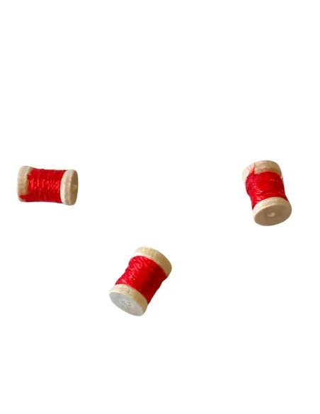 Wooden Box with Thread Spools for 10–12 cm Nativity Figures