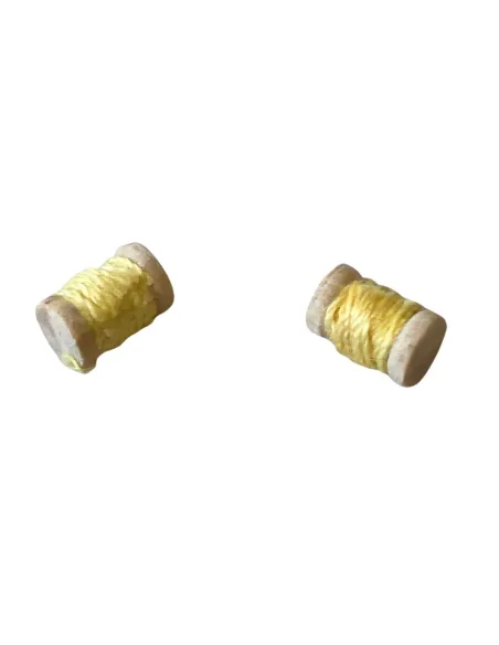 Wooden Box with Thread Spools for 10–12 cm Nativity Figures