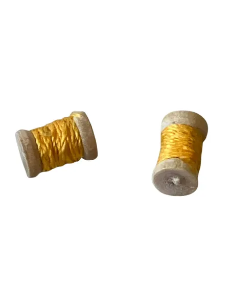 Wooden Box with Thread Spools for 10–12 cm Nativity Figures