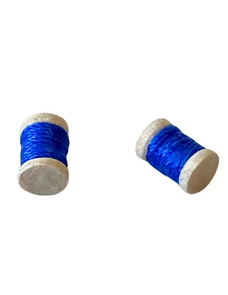 Wooden Box with Thread Spools for 10–12 cm Nativity Figures