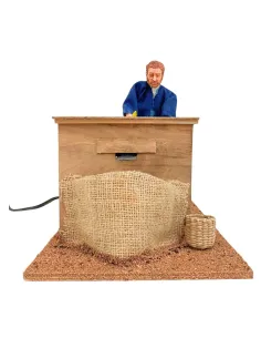 Animated Traditional Corn Sheller, 30 cm Nativity Figure 2