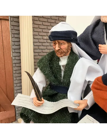 Animated Jesus at the Temple with the Temple Masters - 30 cm