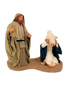 Natività in terracotta in movimento 25 cm 2