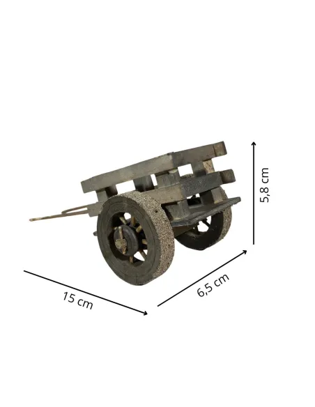 Wooden Cart for 8–10 cm Nativity Figures