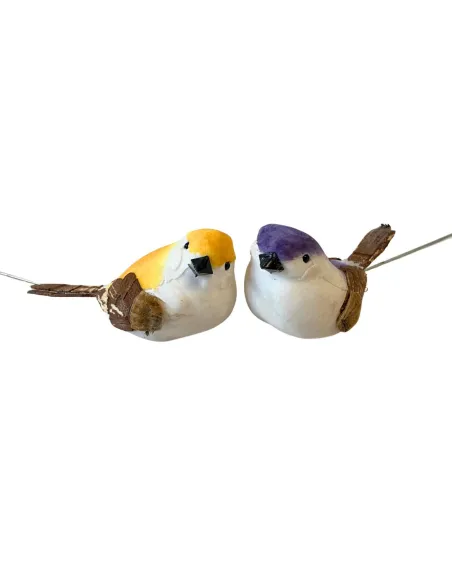 Pair of Assorted Polystyrene Birds for 50–60 cm Nativity Figures