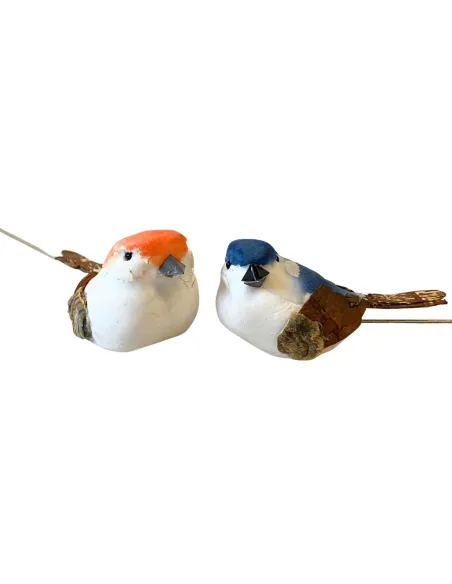 Pair of Assorted Polystyrene Birds for 50–60 cm Nativity Figures