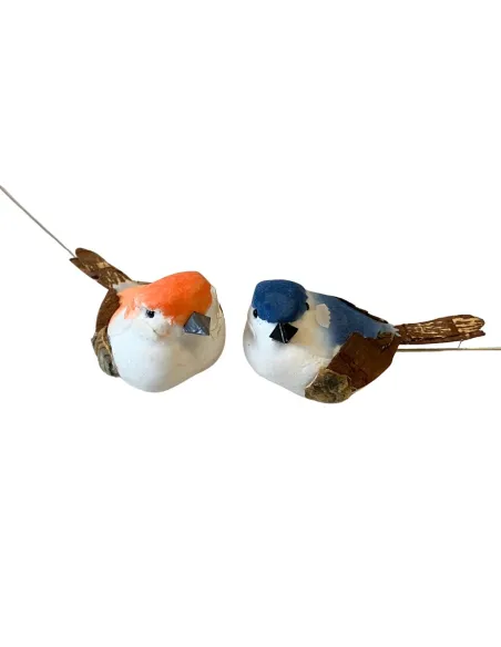 Pair of Assorted Polystyrene Birds for 50–60 cm Nativity Figures