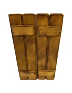 Double-door wooden gate for 15 cm Nativity figures 2