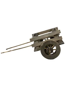 Carretto vuoto in legno per statue da 8-10 cm