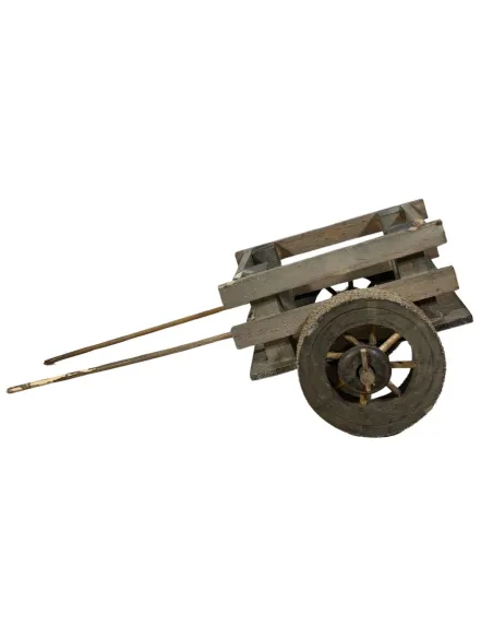 Carretto vuoto in legno per statue da 8-10 cm