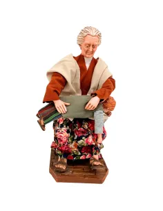 Animated Traditional Grandmother Spanking Her Grandson - 30 cm 2
