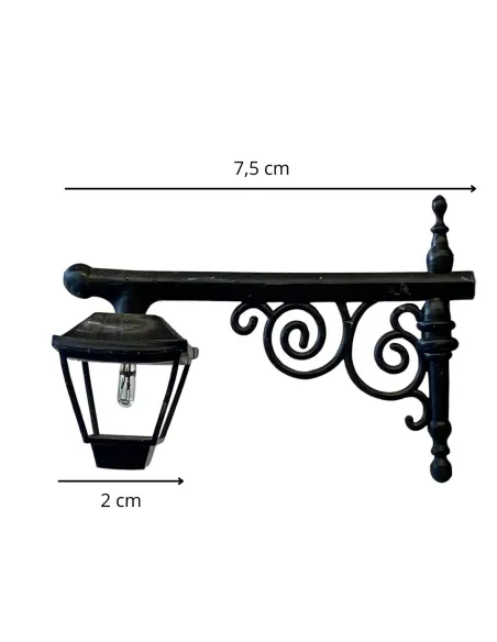 Lanterna da muro per statue da 25-30 cm