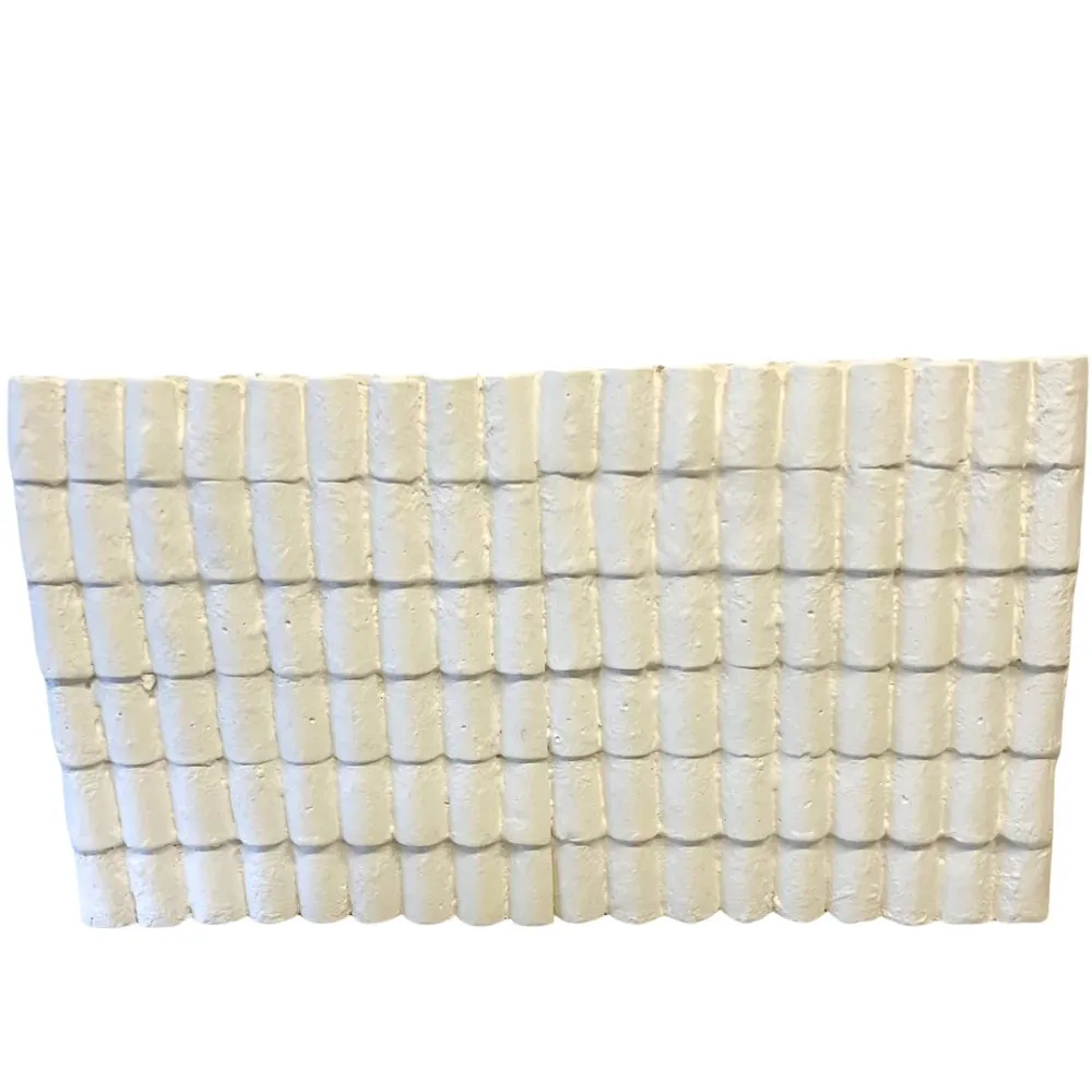 Lastra tetto in gesso colore neutro 46x26,5 cm