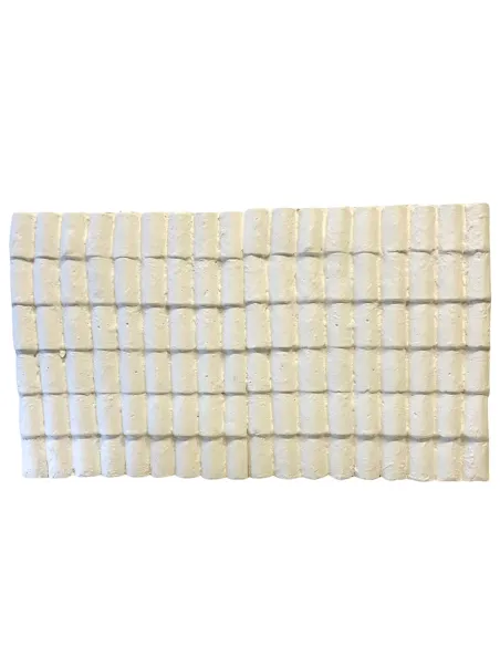 Lastra tetto in gesso colore neutro 46x26,5 cm