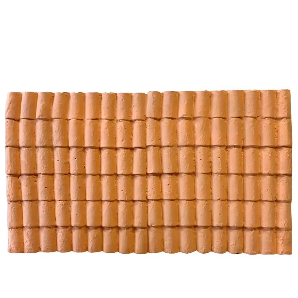 Lastra tetto in gesso colorato 46x26,5 cm